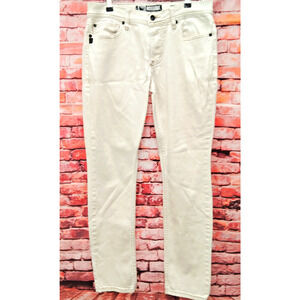Social Collision Rude By Lip Service Jeans Men's 32x32 Beige Straight Leg Preppy